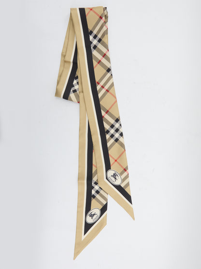 BURBERRY OS silk twill ribbon