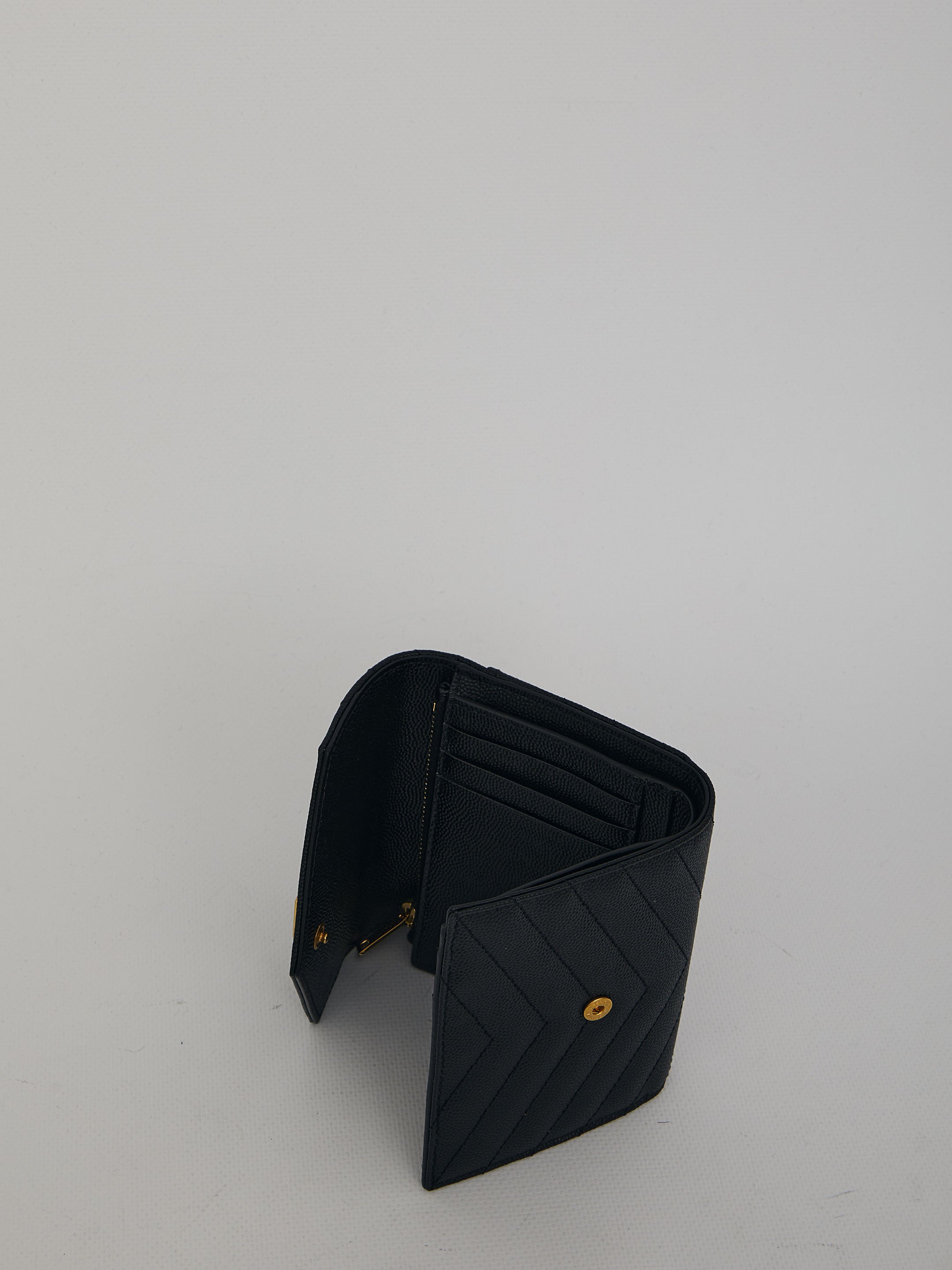 SAINT LAURENT OS monogram wallet