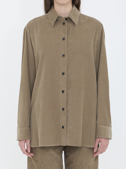 THE ROW 2 sisilia shirt in corduroy 