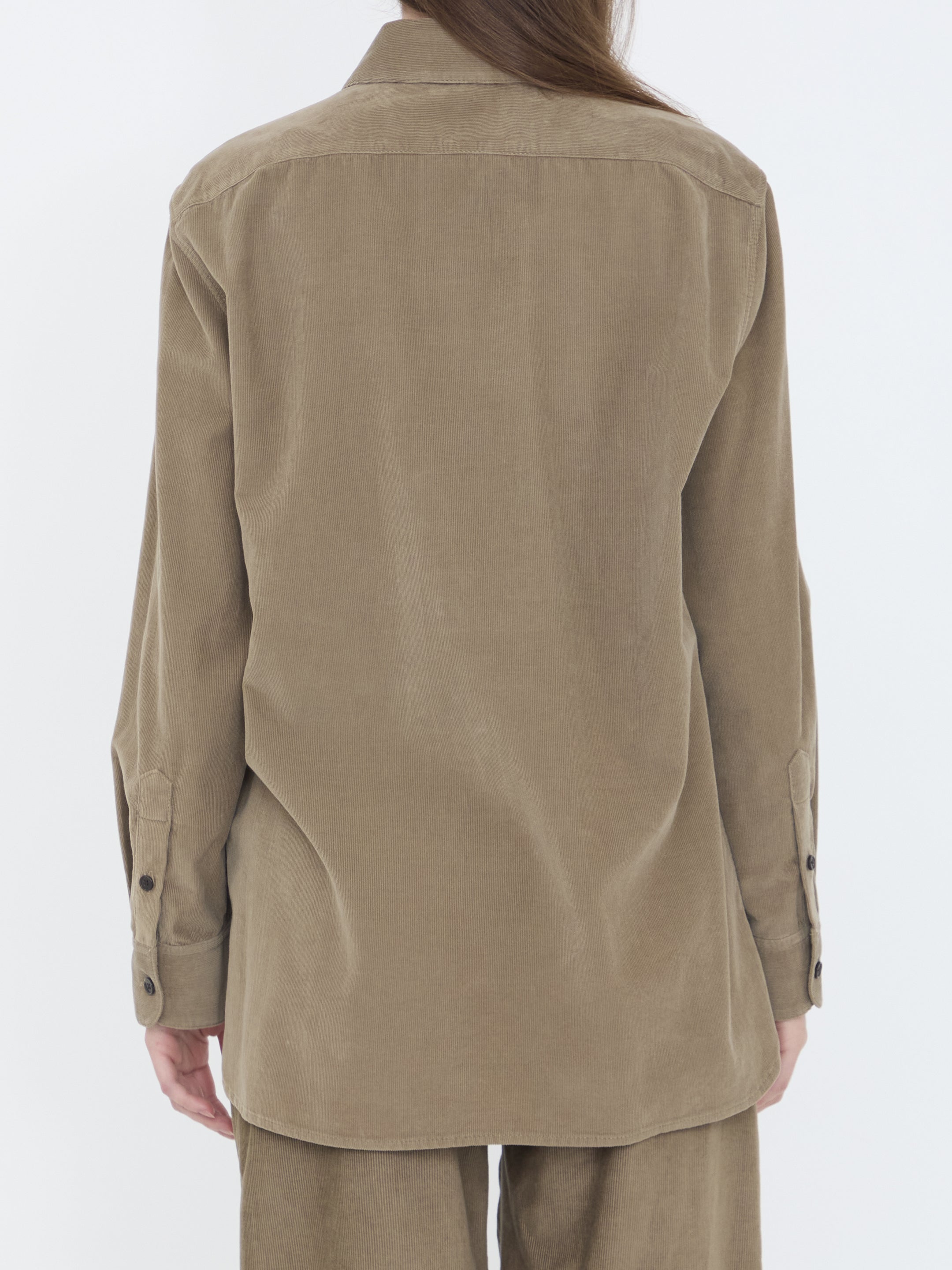 THE ROW 2 sisilia shirt in corduroy 