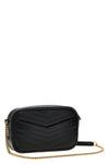 mini lou calf leather crossbody bag
