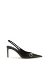 slingback pumps with strap