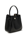 romy hammered leather bucket bag