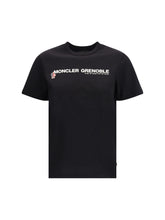 MONCLER GRENOBLE L contrasting logo t-shirt