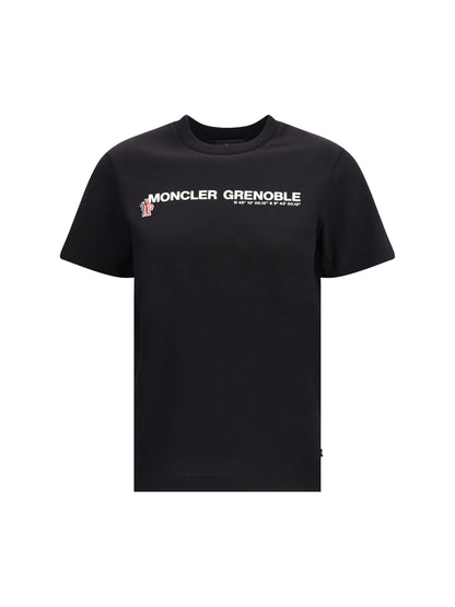 MONCLER GRENOBLE L contrasting logo t-shirt