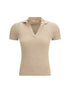 MAX MARA L albero wool polo shirt