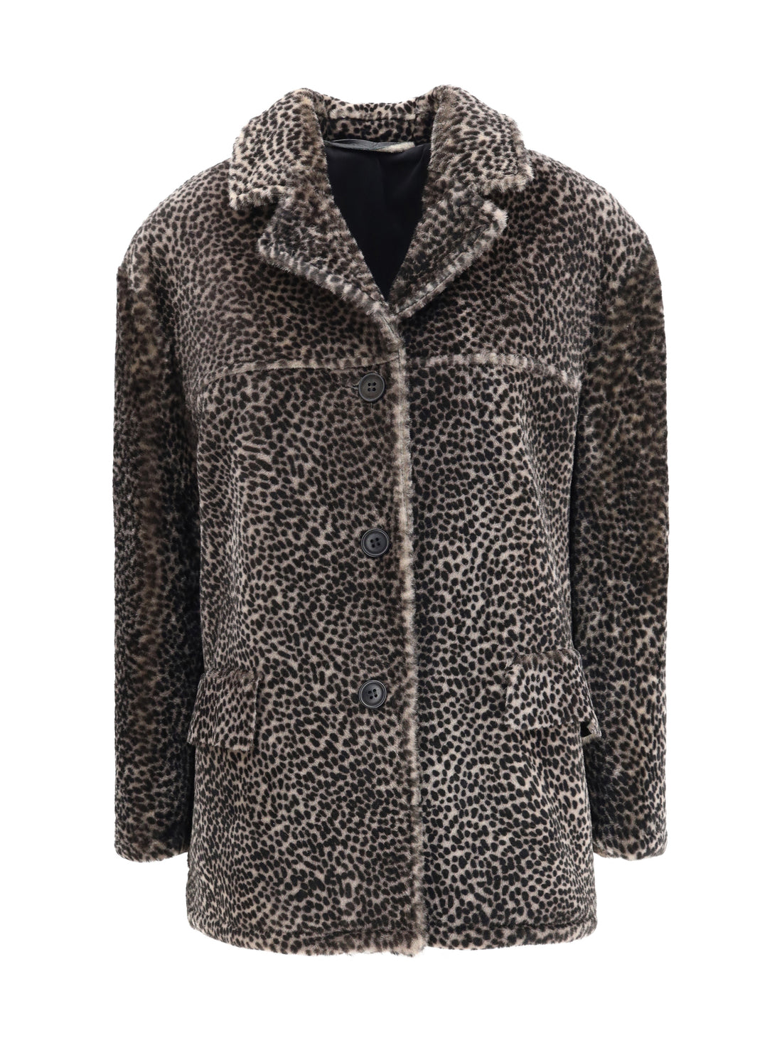 SALVATORE SANTORO 40 spotted patterned fur jacket