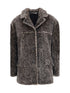 SALVATORE SANTORO 40 spotted patterned fur jacket