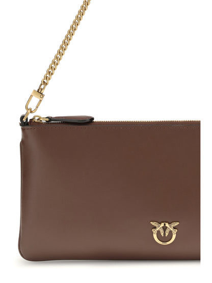 PINKO OS leather shoulder bag