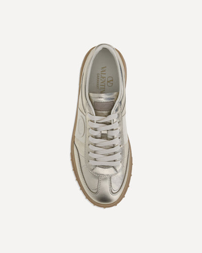 laminated leather upvillage sneakers