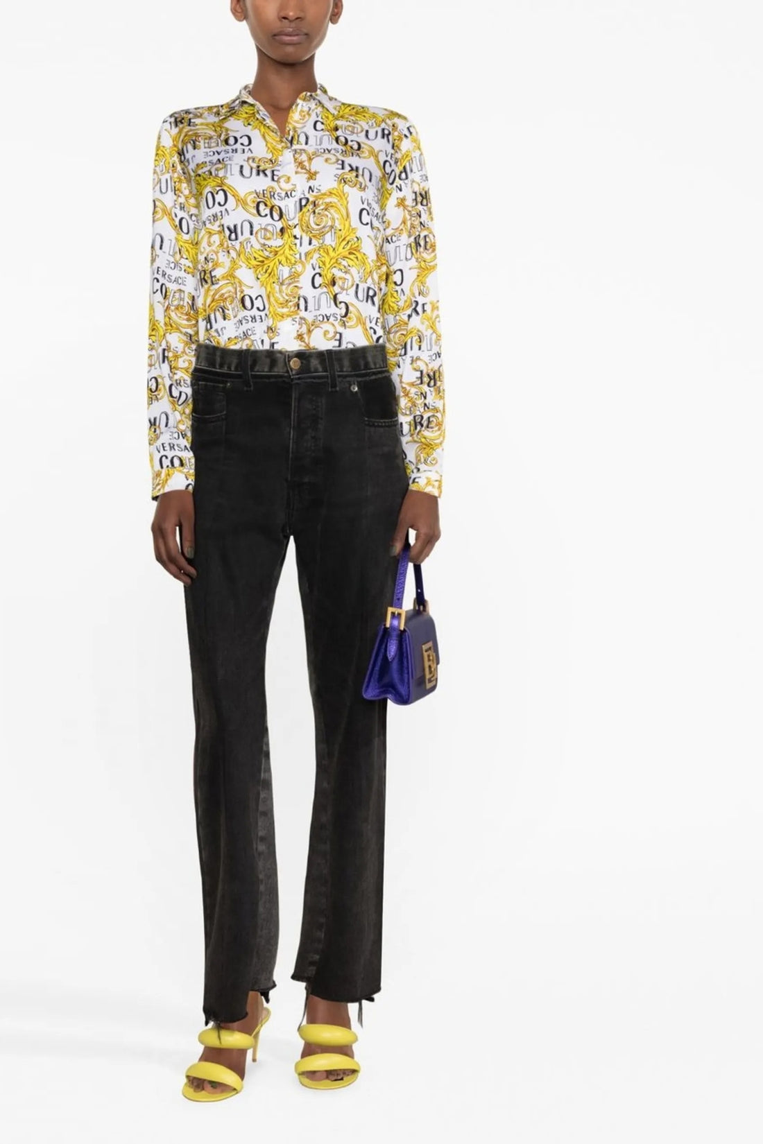 VERSACE JEANS COUTURE 40 viscose shirt