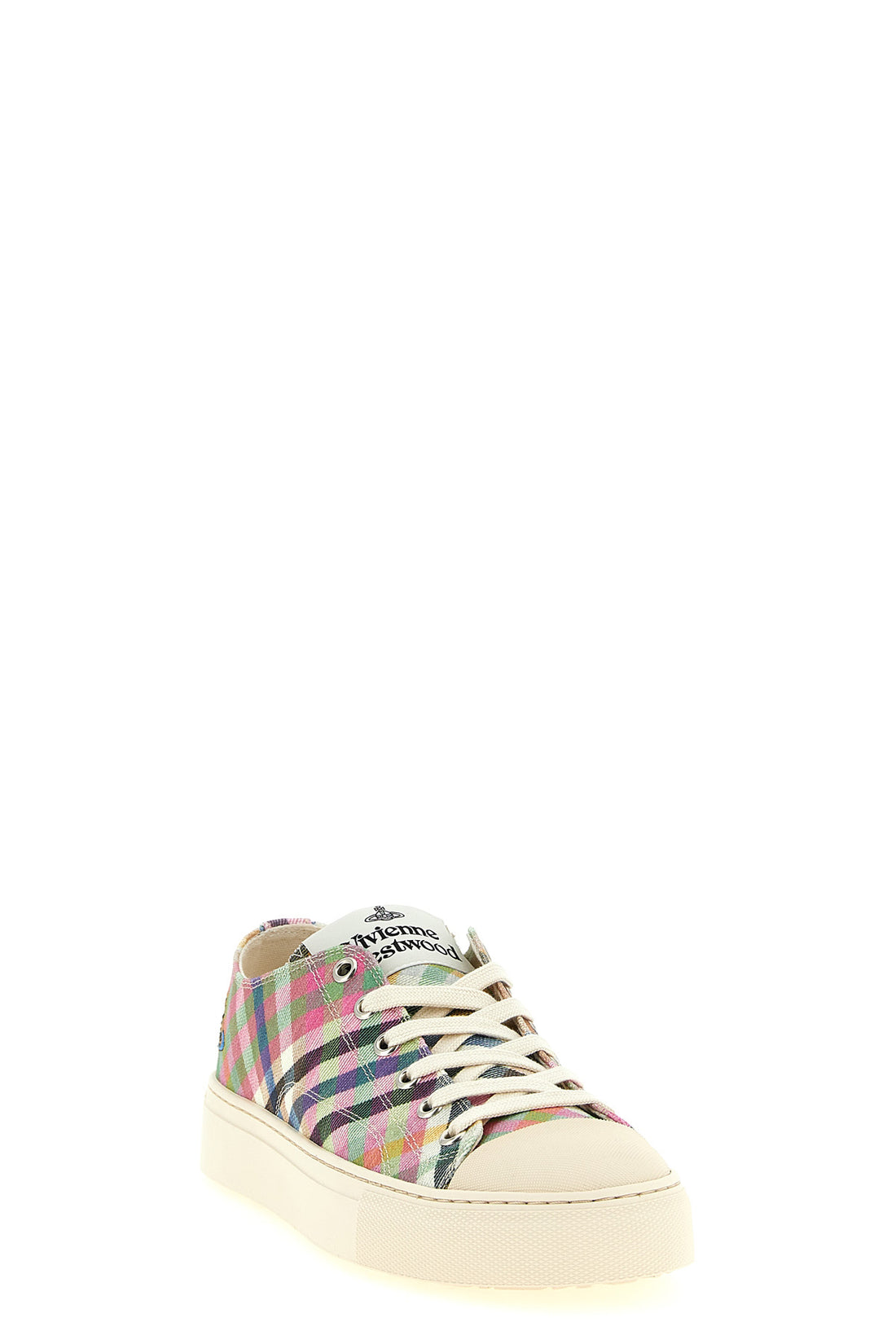 VIVIENNE WESTWOOD 36 plimsoll low-top sneakers in cotton canvas