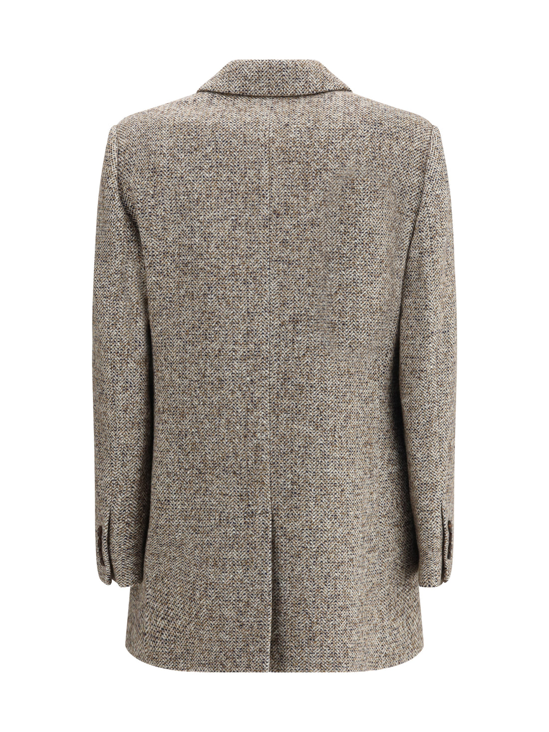 BRUNELLO CUCINELLI 42 virgin wool and silk mélange jacket