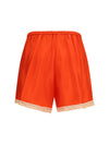 viscose twill shorts with lace