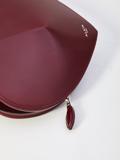 ALAIA OS le coeur red bag