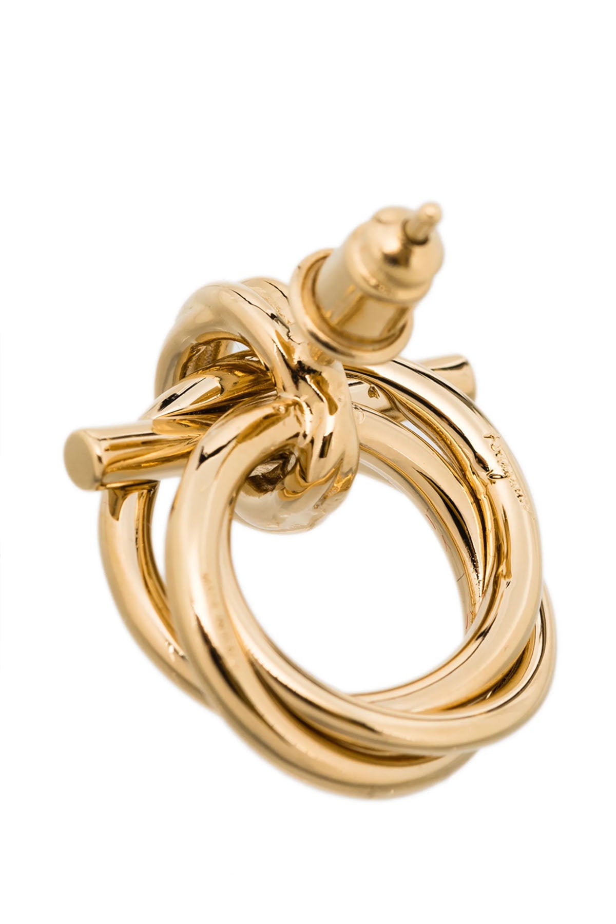 gancini torchon (s) metal earrings