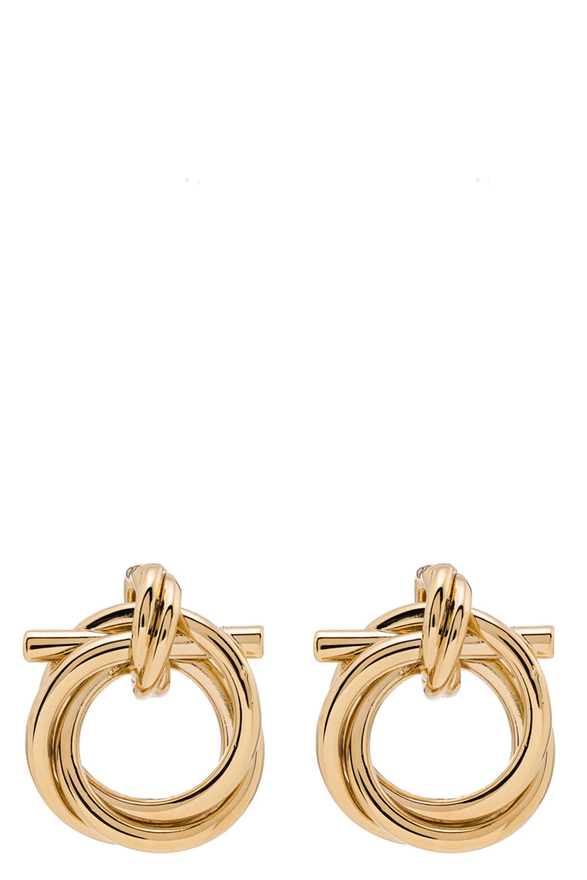 gancini torchon (s) metal earrings