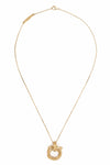 the ferragamo gancini torchon necklace redefines the visual codes of the maiso
