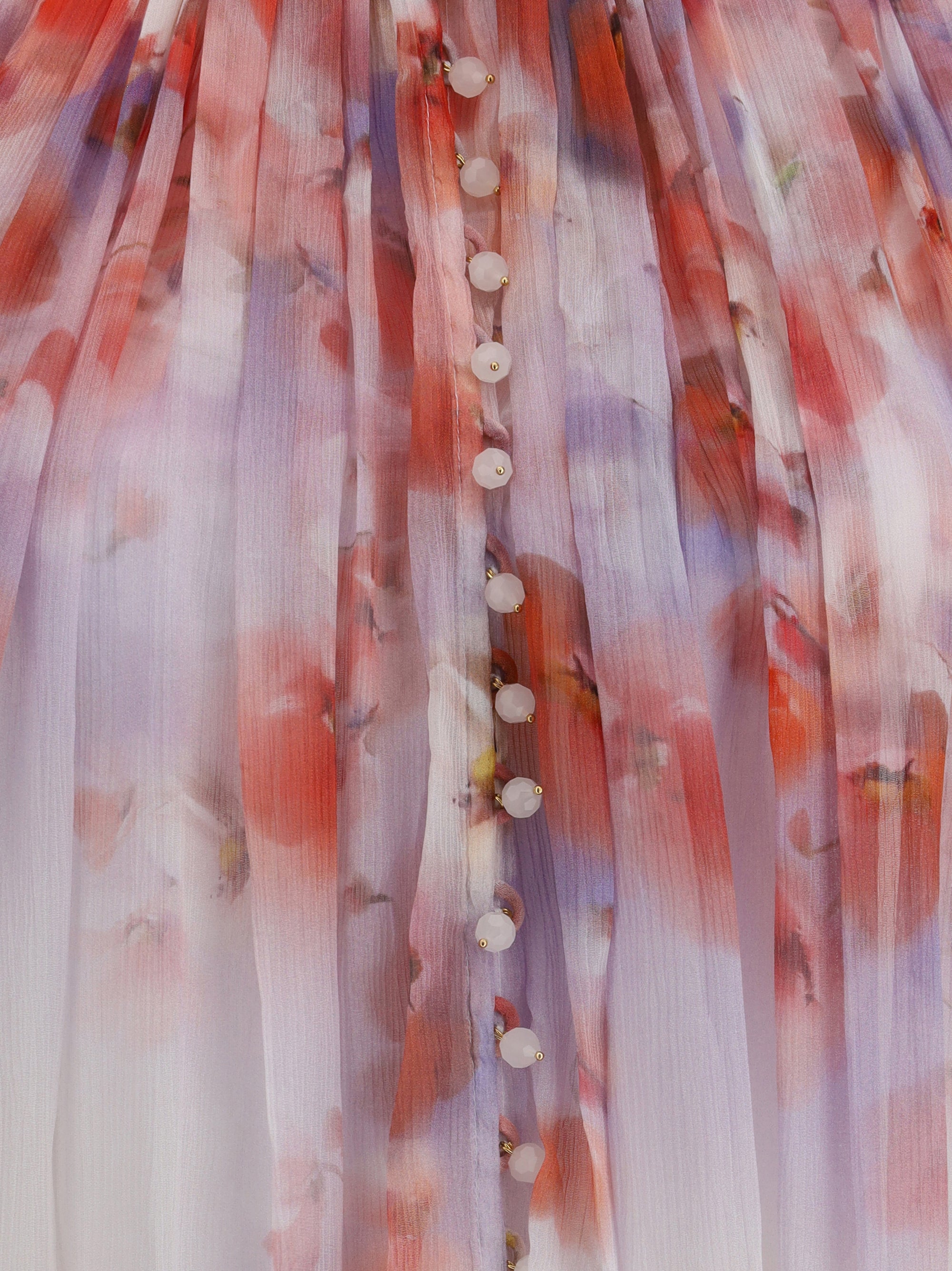 ZIMMERMANN 0 floral print crush blouse