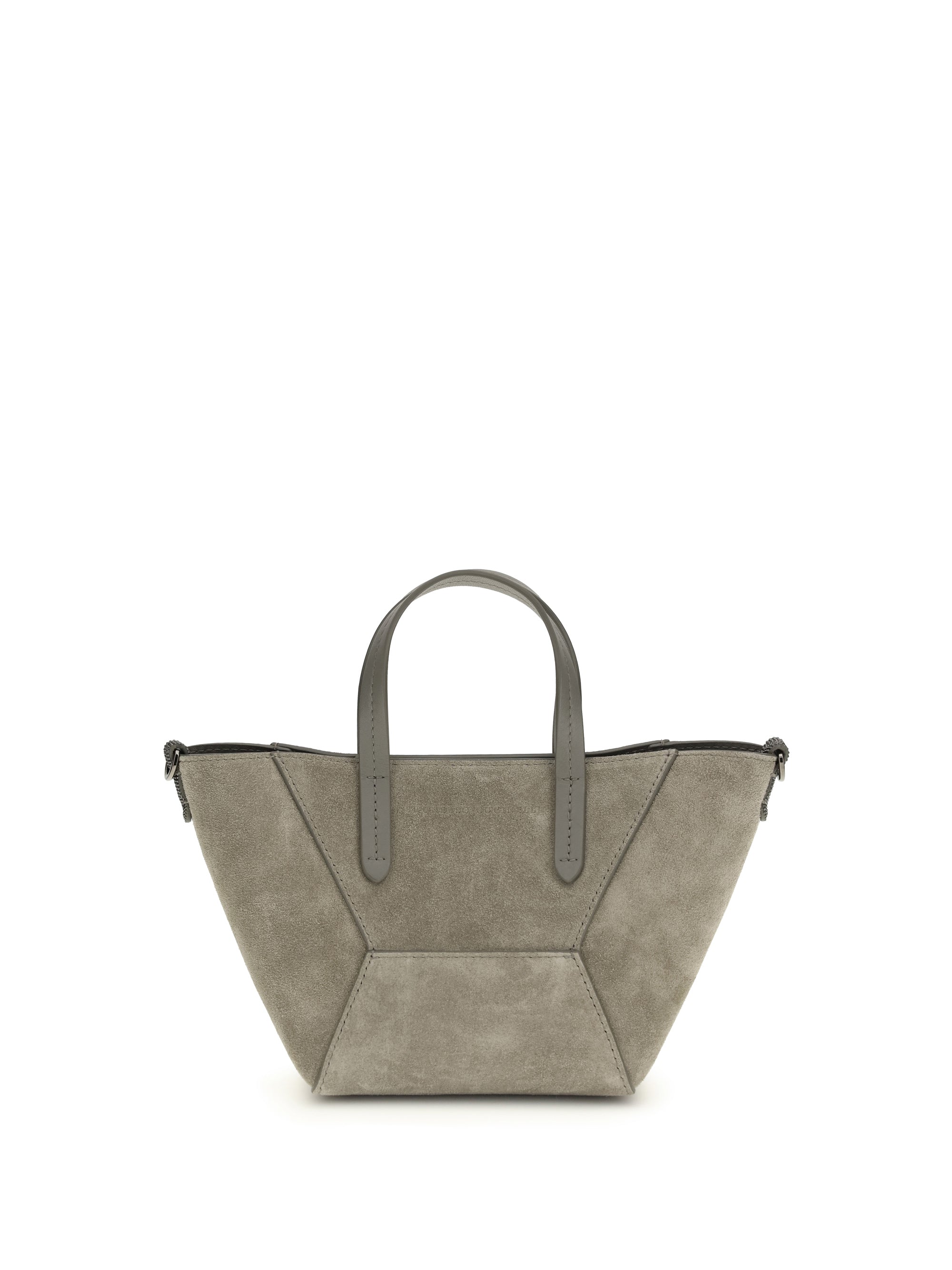 BRUNELLO CUCINELLI OS suede shoulder bag