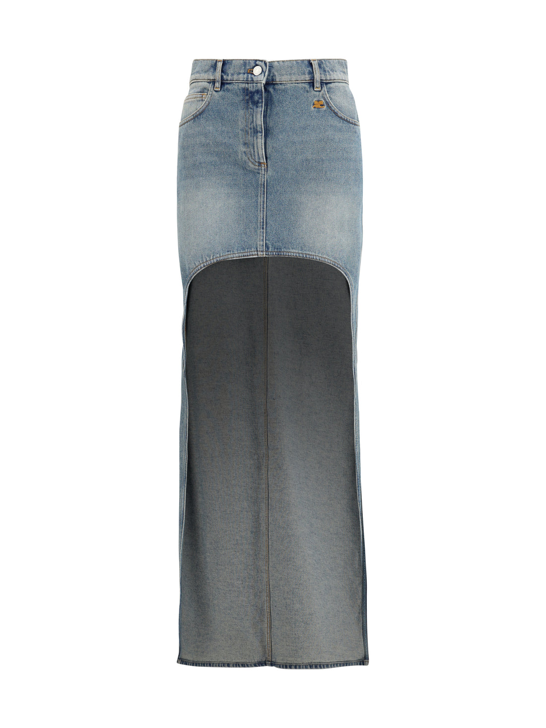 COURRÈGES 25 denim circle skirt 