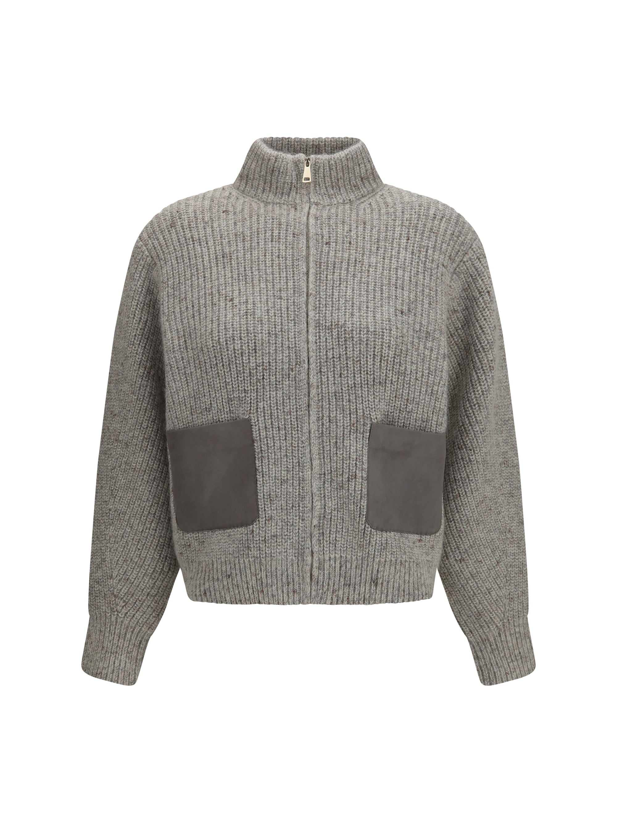 lurex bouclé yarn sweater