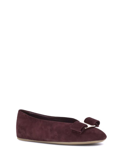 FERRAGAMO 5.5 vara bow ballerinas
