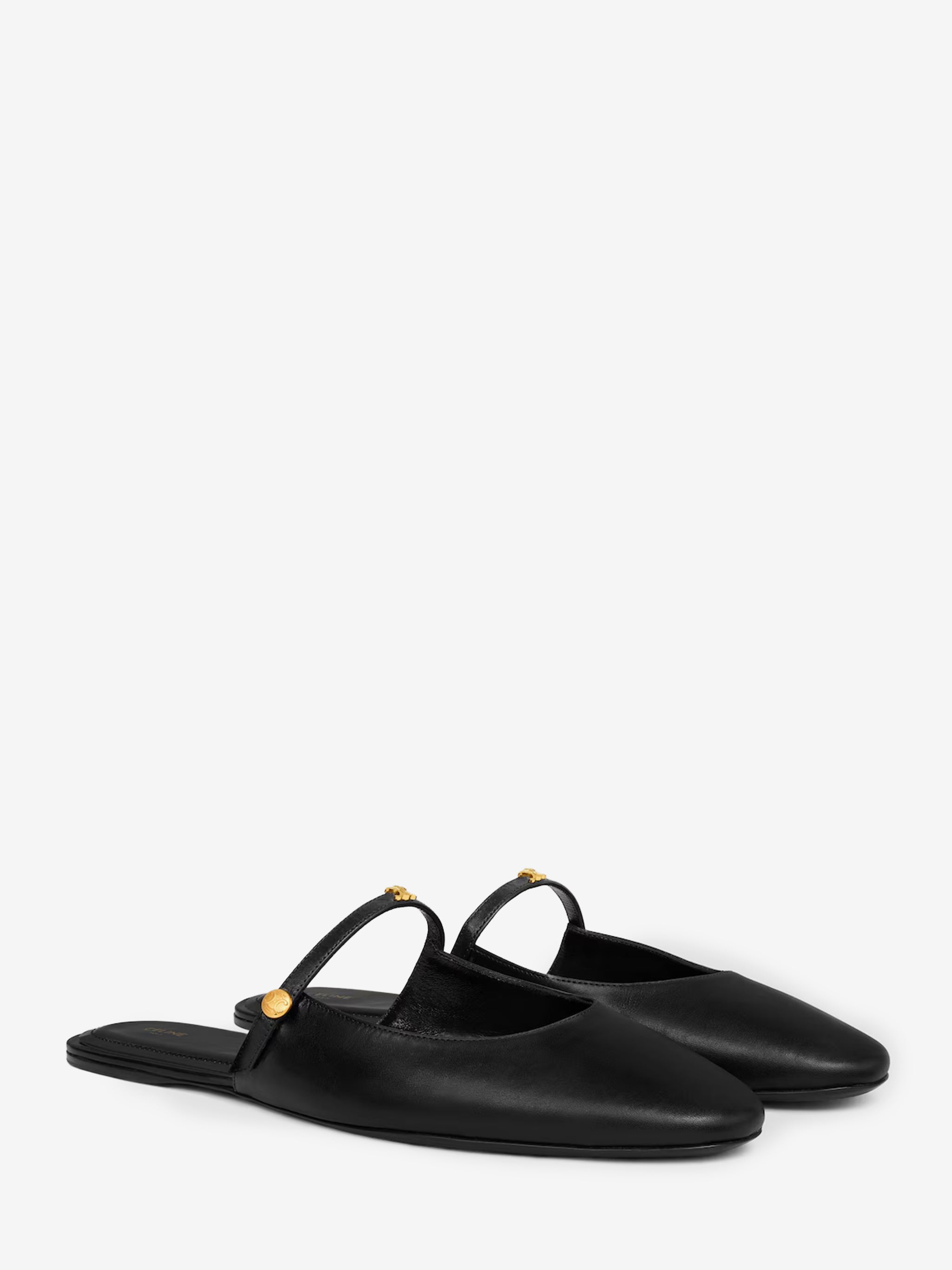 macaron goat leather mules