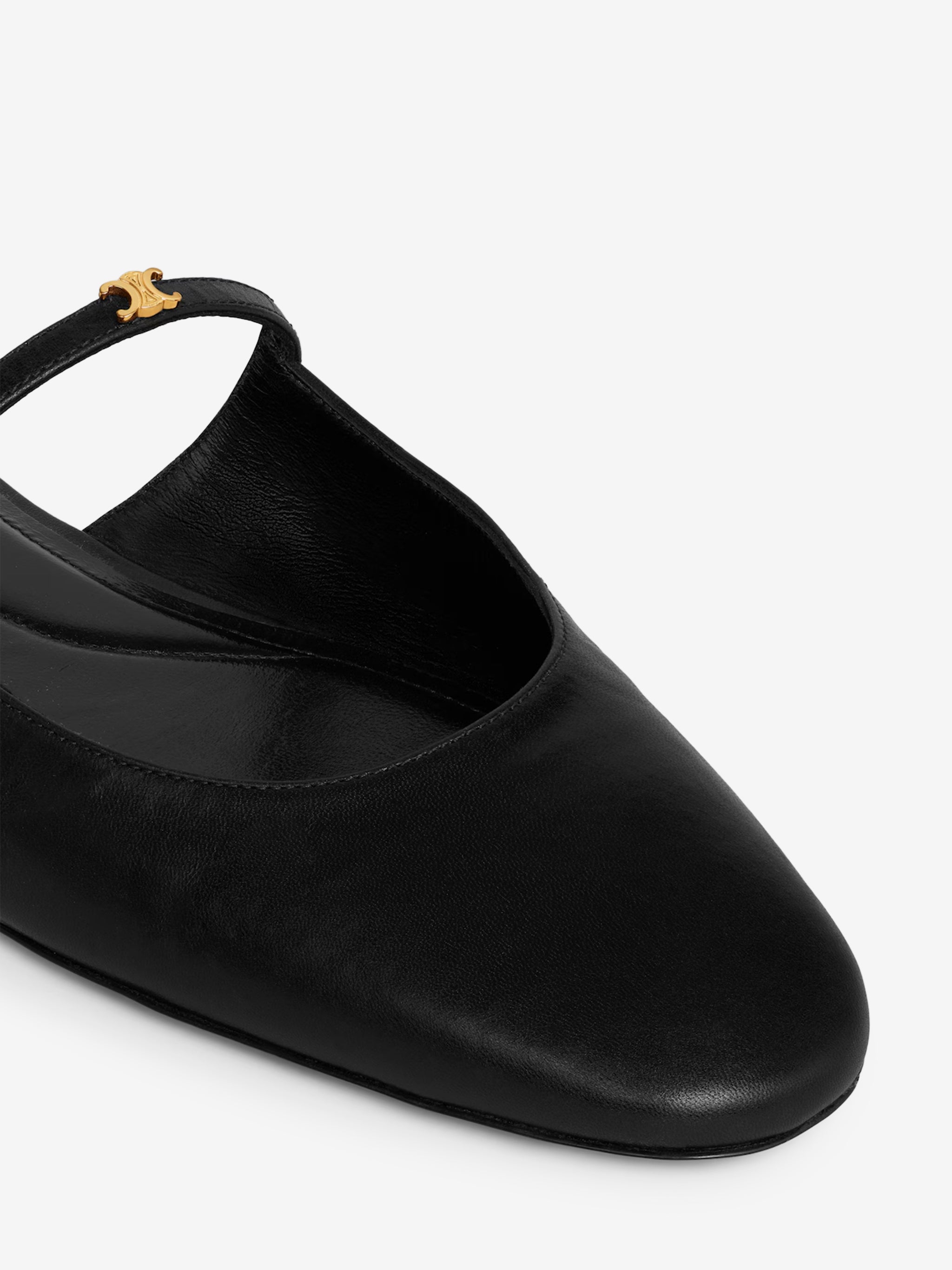macaron goat leather mules