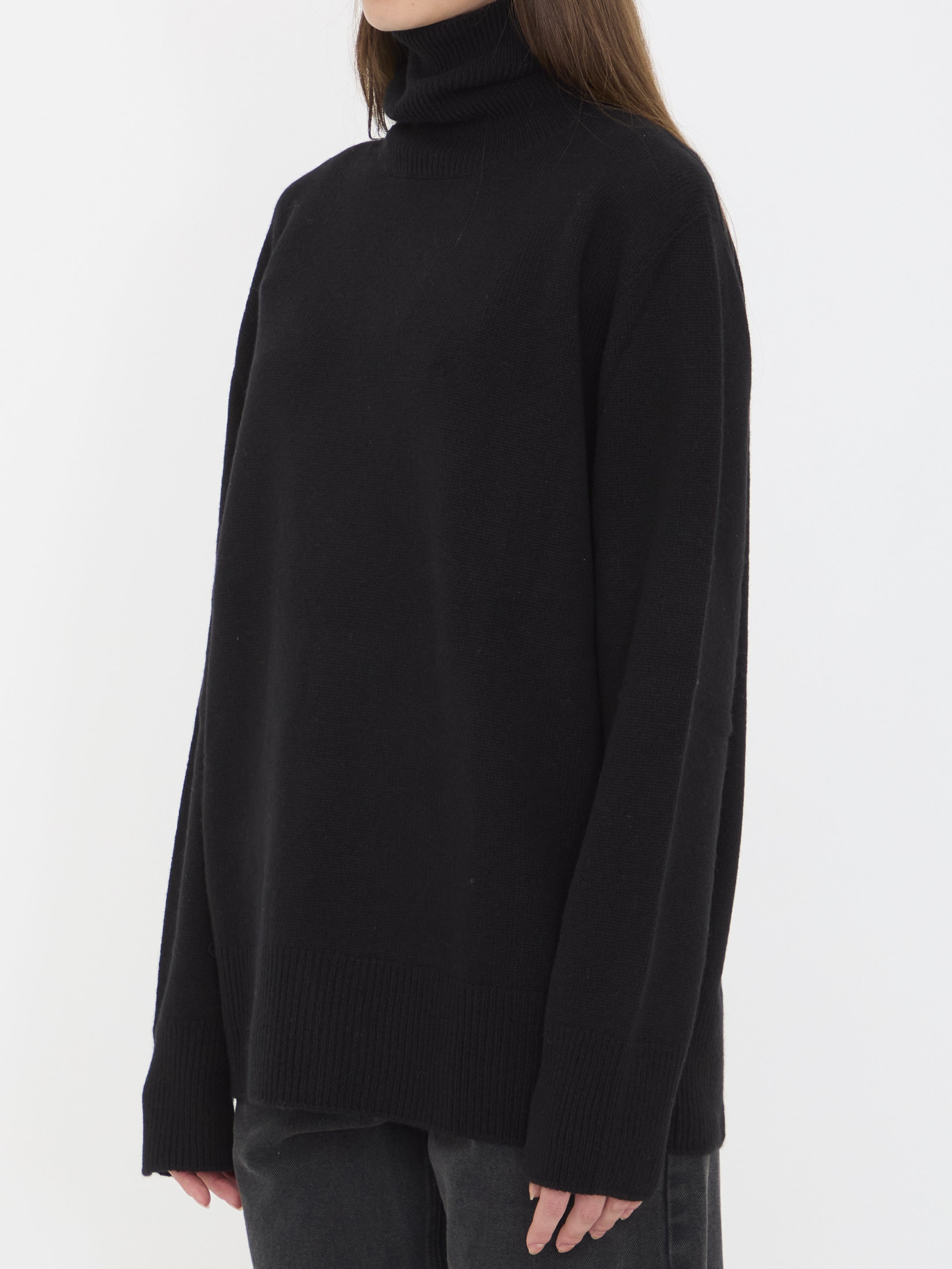 THE ROW M stepny top in wool and cashmere