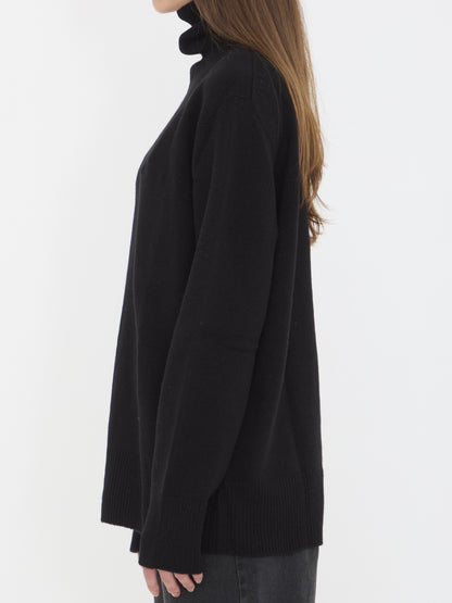 THE ROW M stepny top in wool and cashmere
