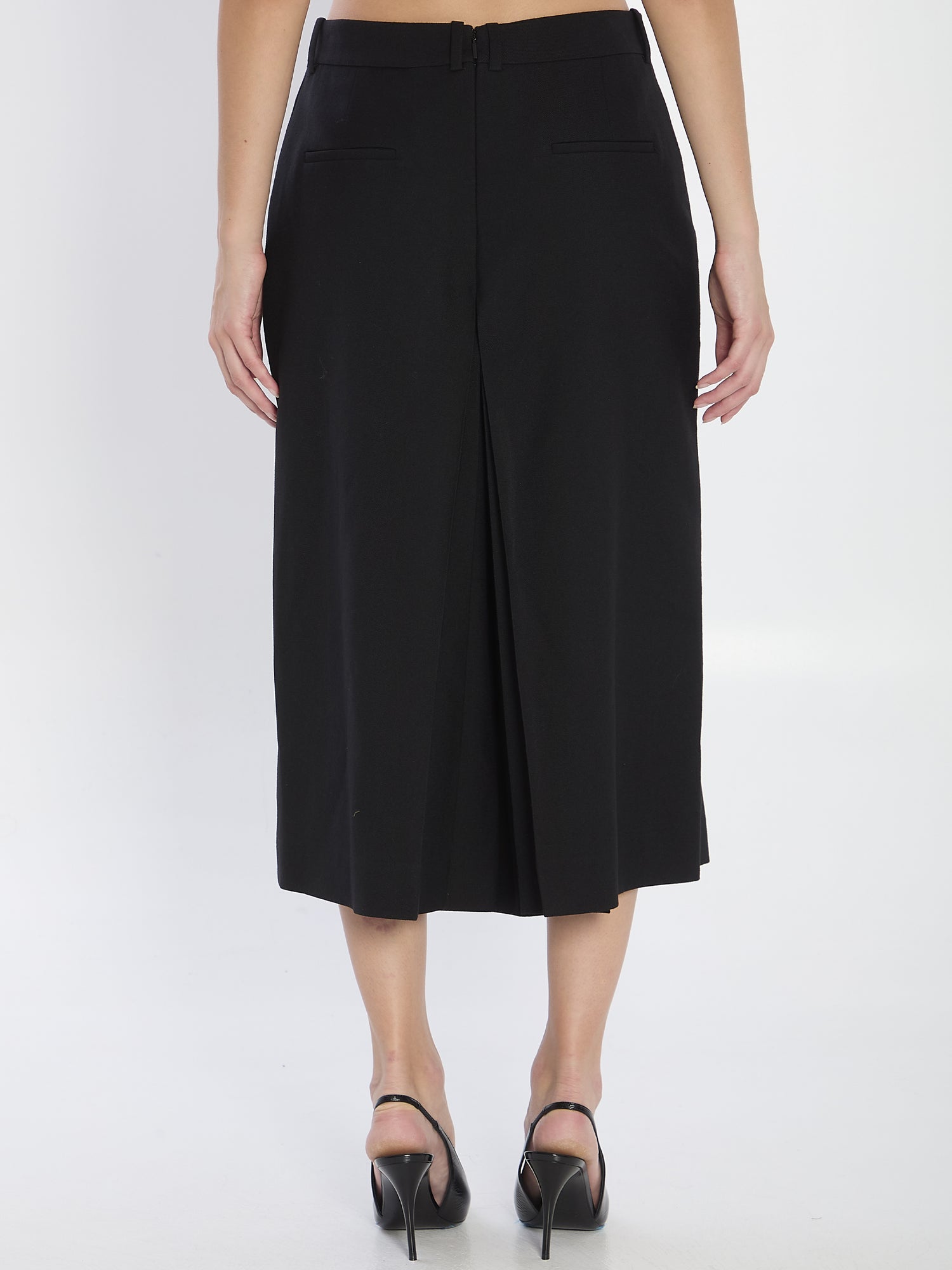 SAINT LAURENT 40 wool skirt-pants