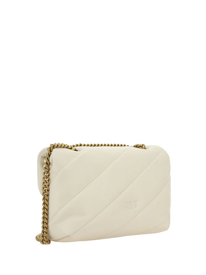 PINKO OS love classic leather shoulder bag