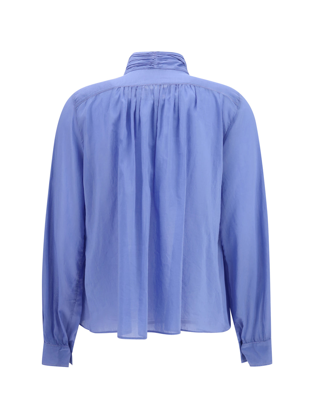 FORTE_FORTE II pleated high-neck blouse