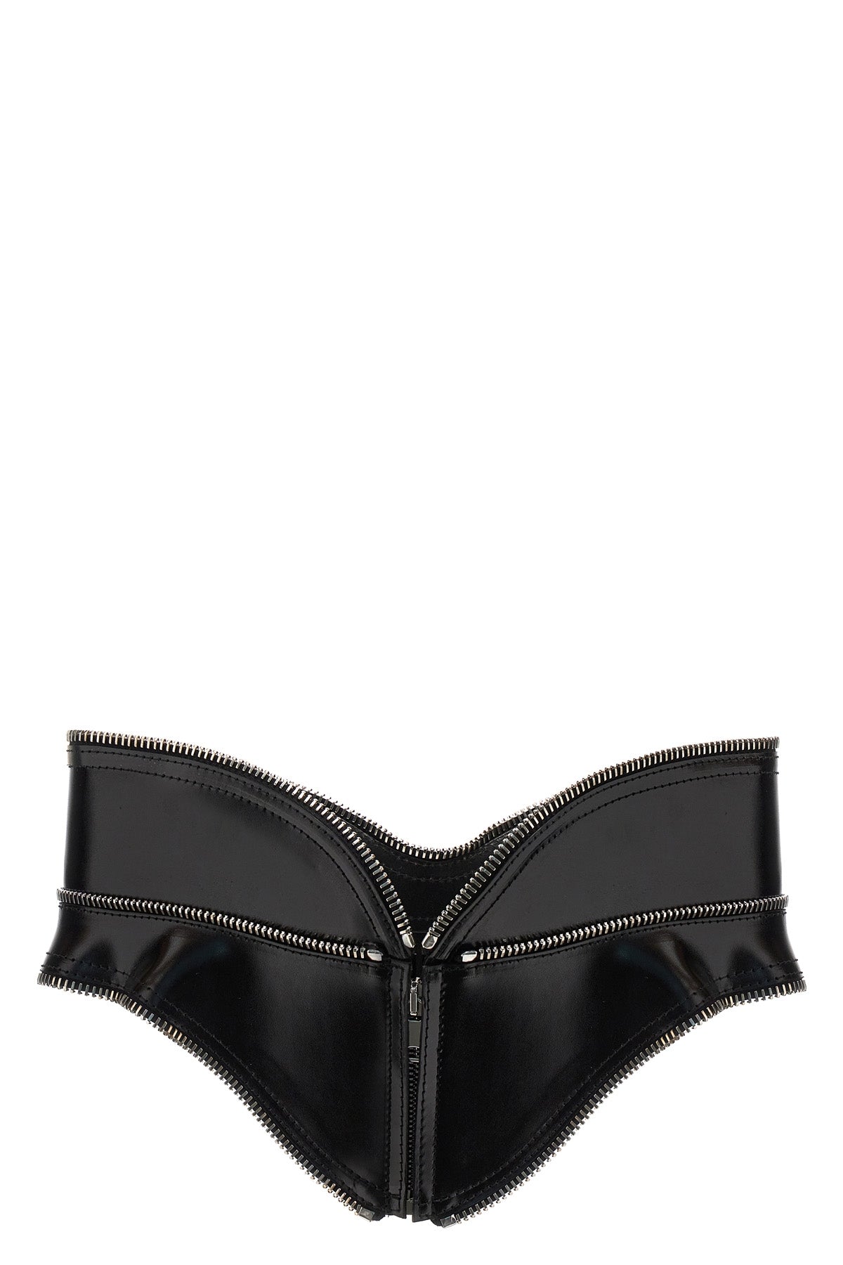 cintura corsetto in pelle