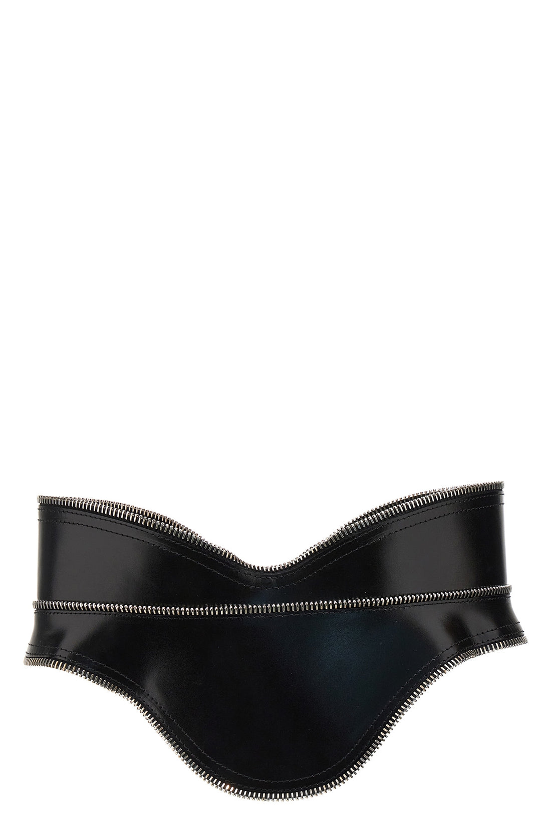ALEXANDER MCQUEEN 42 cintura corsetto in pelle
