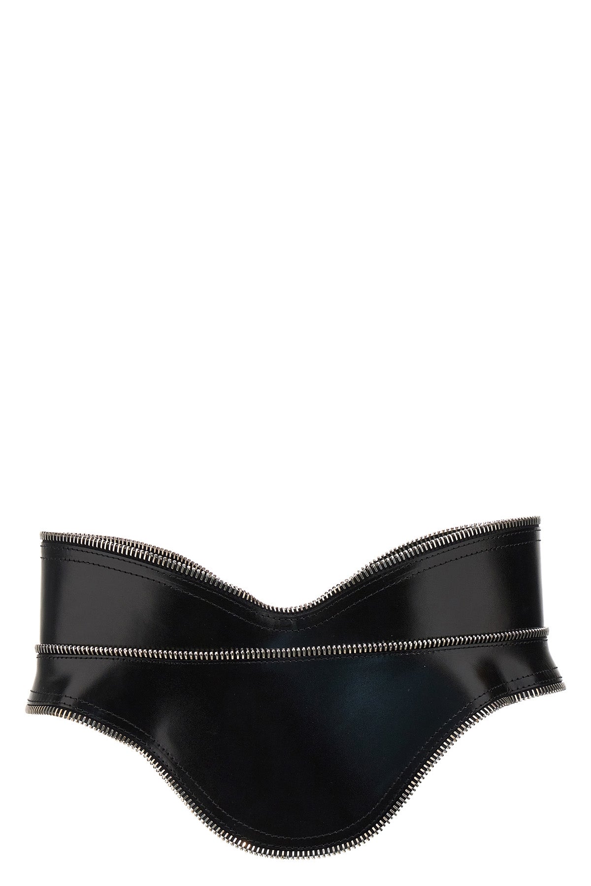 cintura corsetto in pelle