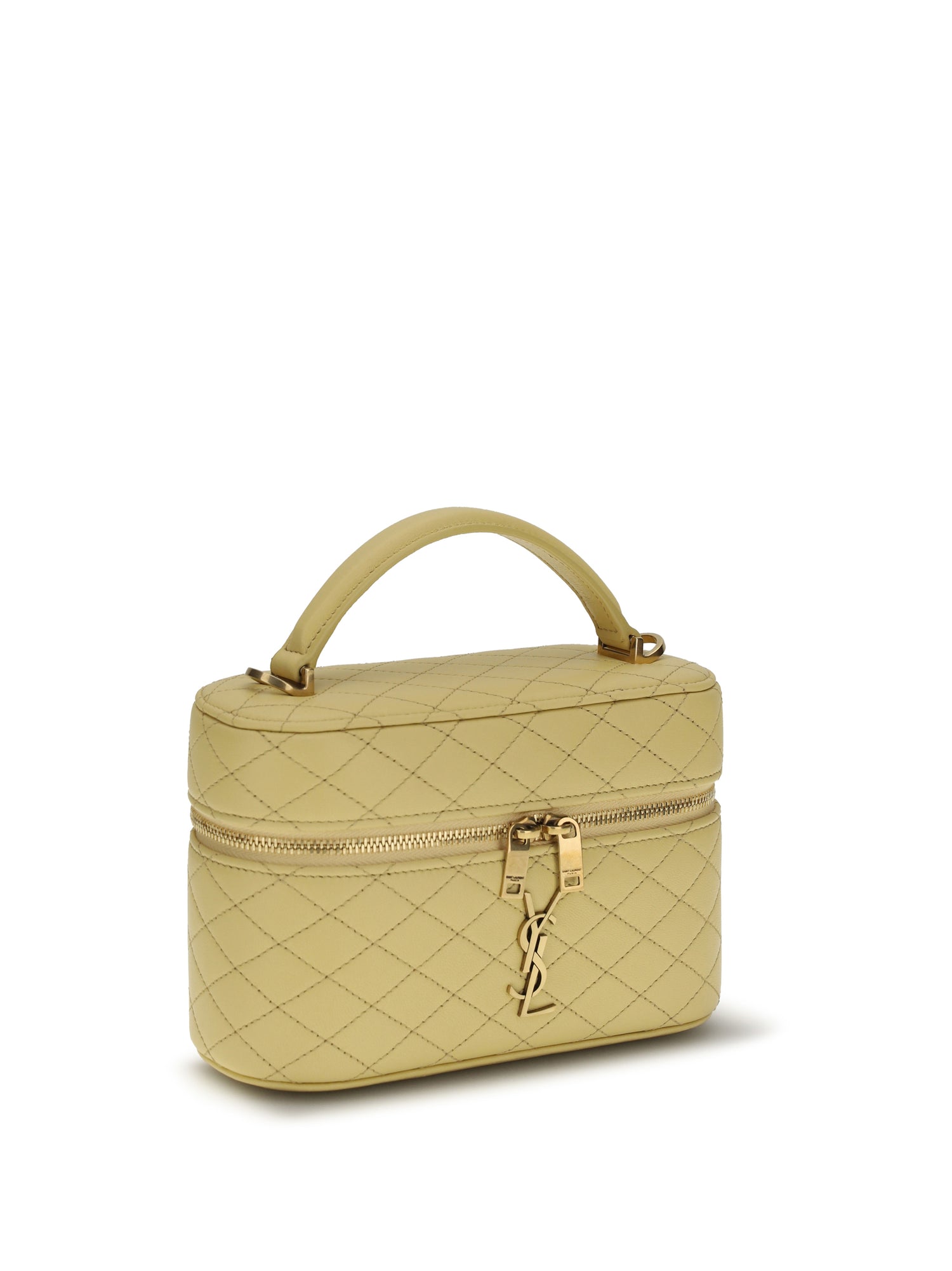 SAINT LAURENT OS vanity gaby leather handbag