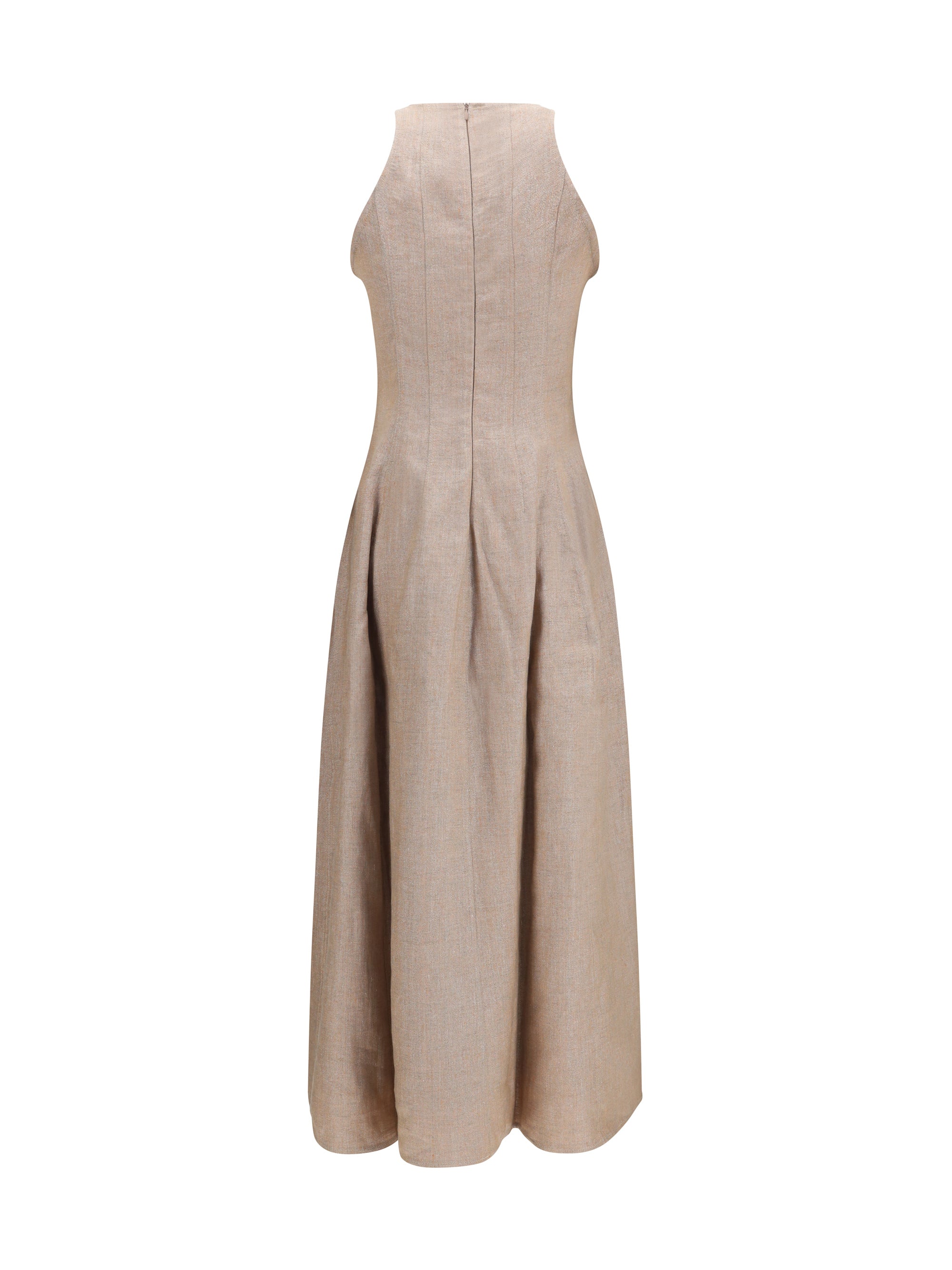 sparkling linen twill dress
