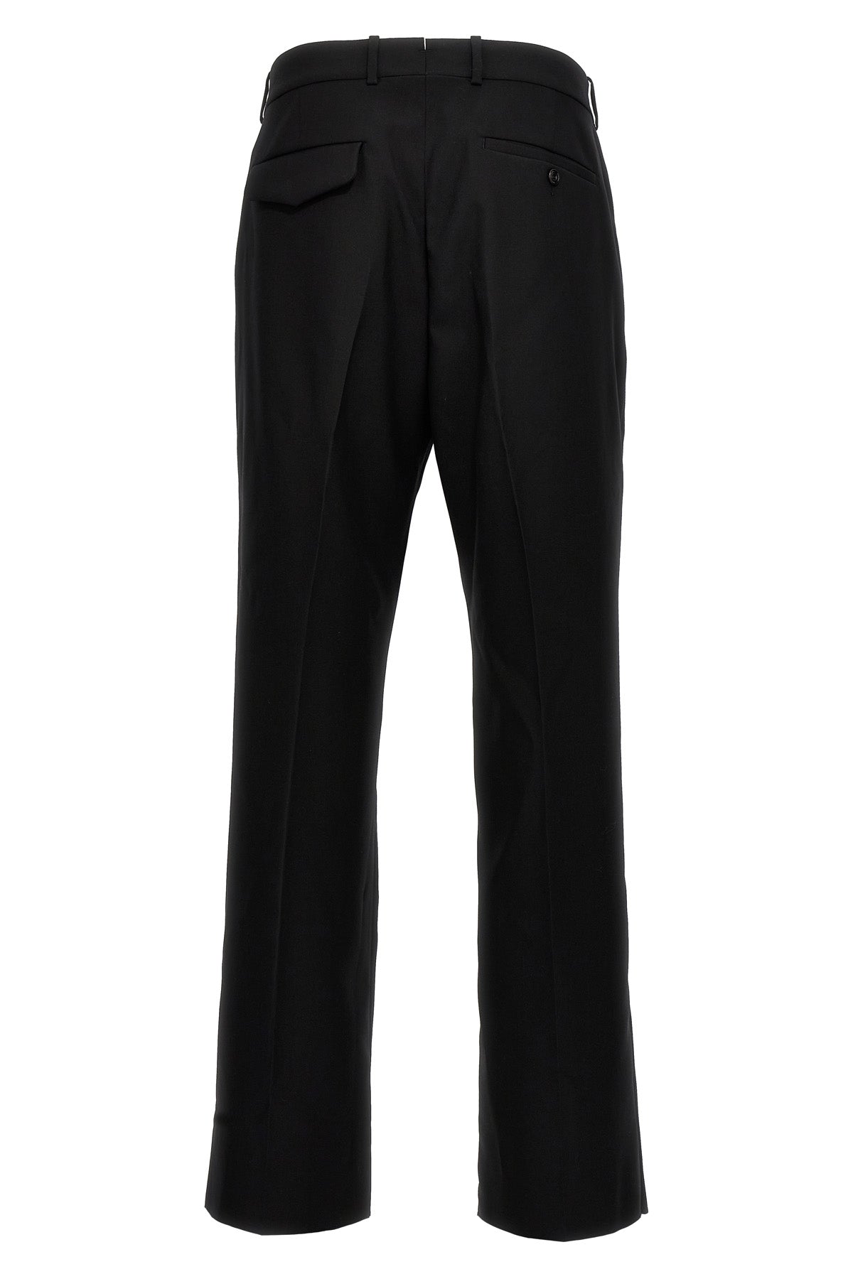 wool gabardine trousers