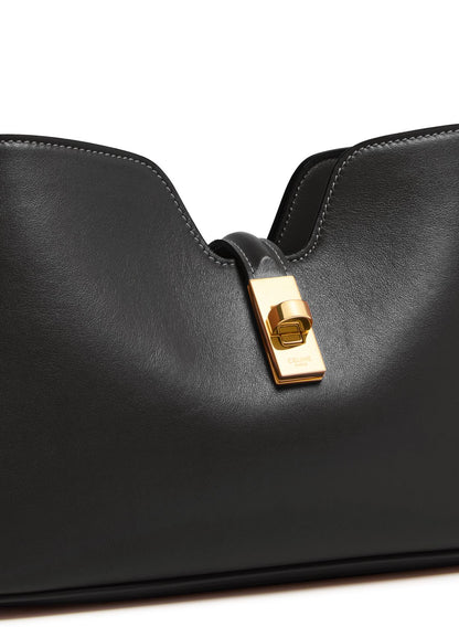 Camille 16 Black Leather Shoulder Bag