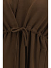 deconstructed drawstring cardigan