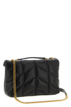 puffer toy quilted leather shoulder bag