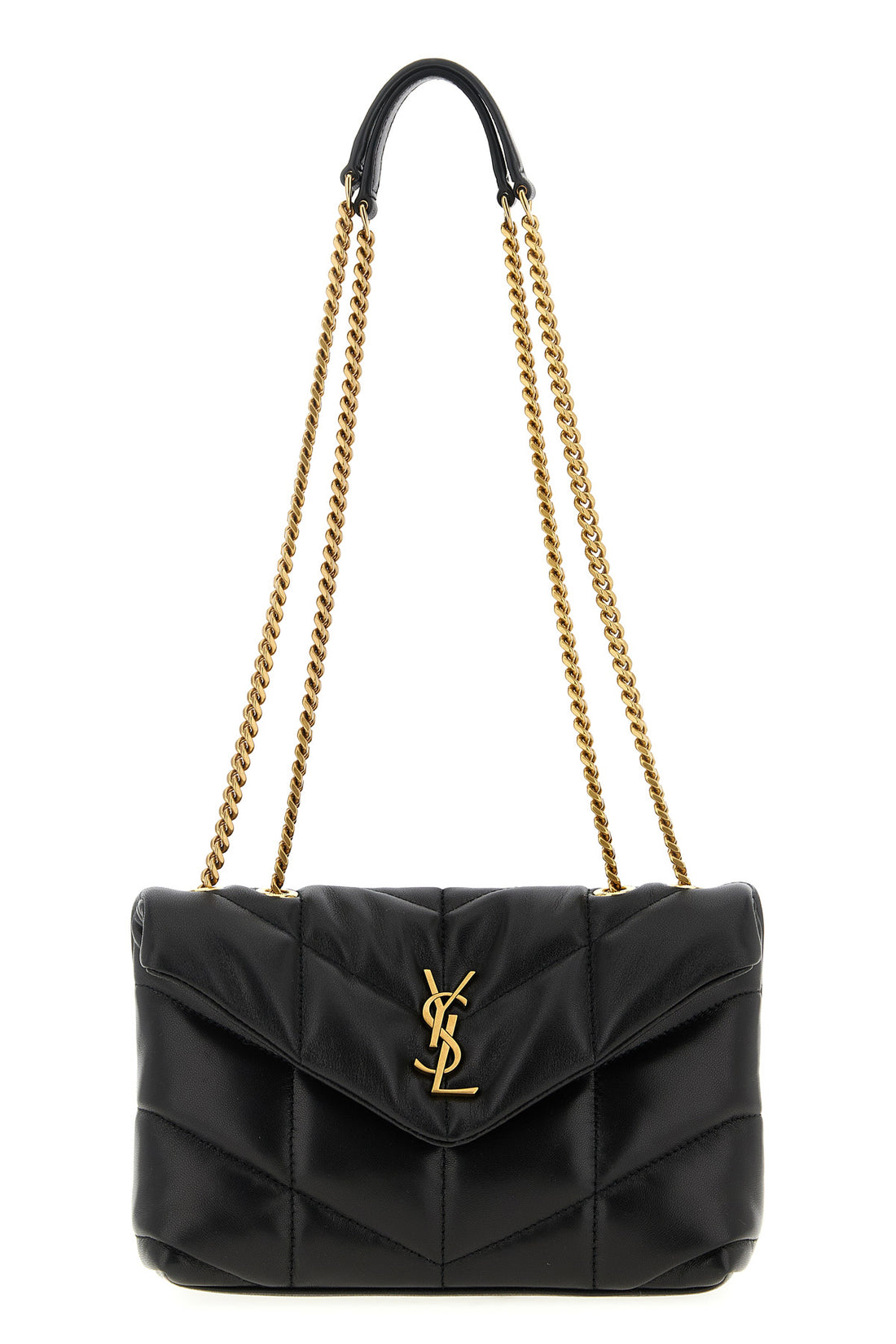 SAINT LAURENT OS puffer toy quilted leather shoulder bag