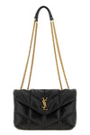 puffer toy quilted leather shoulder bag