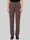 coffee stretch canvas trousers