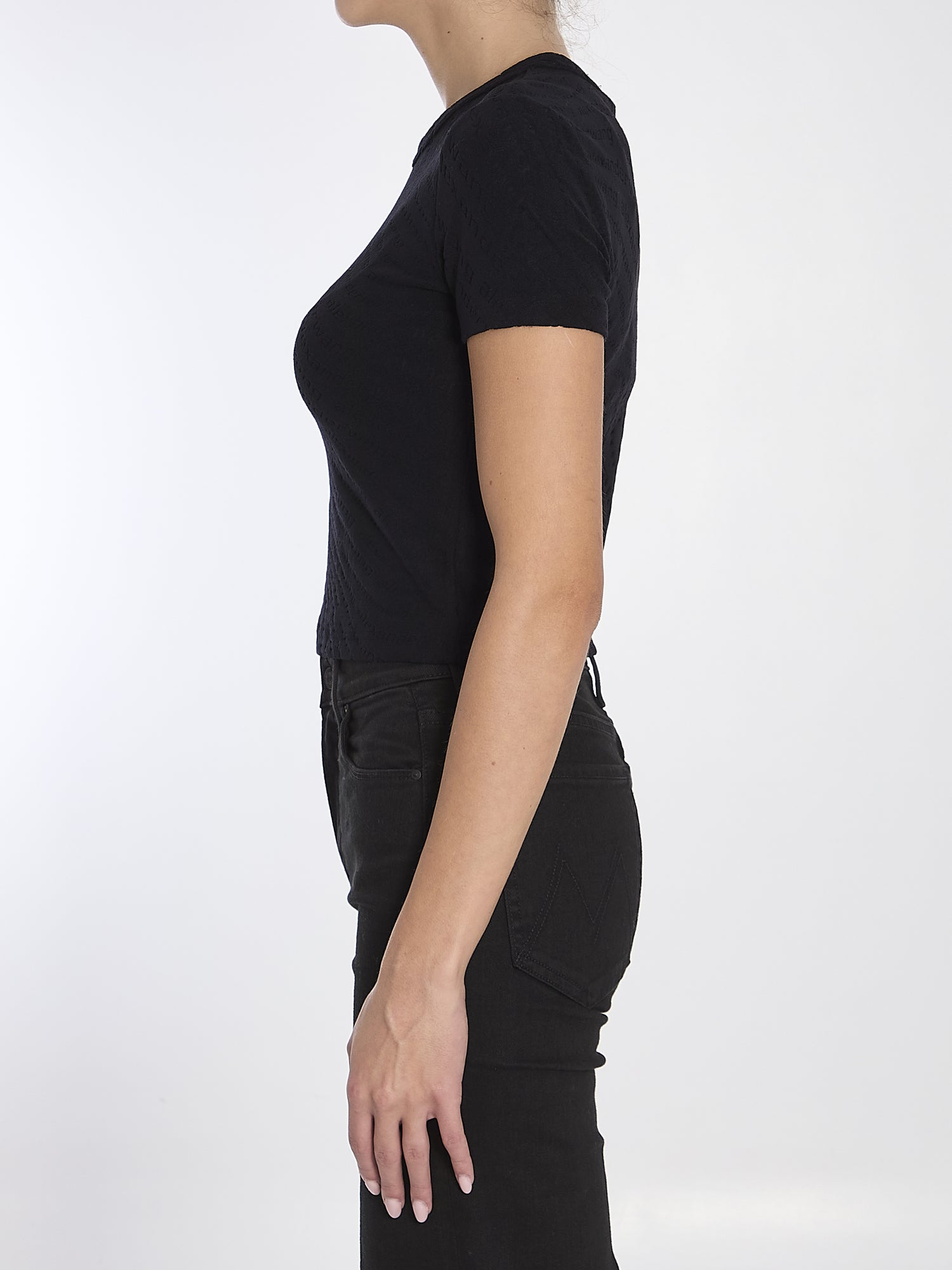 ALEXANDER WANG S jacquard logo t-shirt