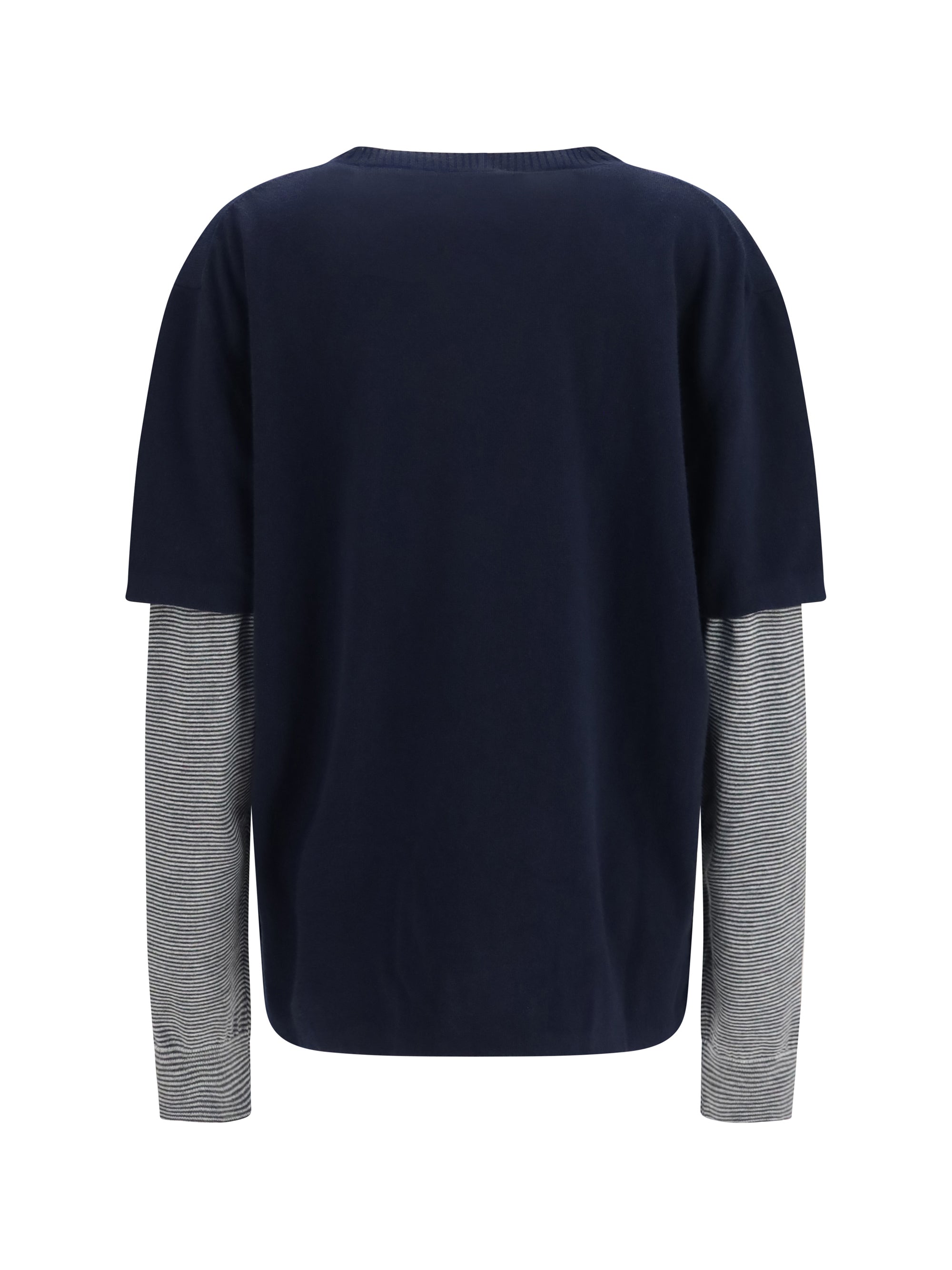 long-sleeve layered sweater