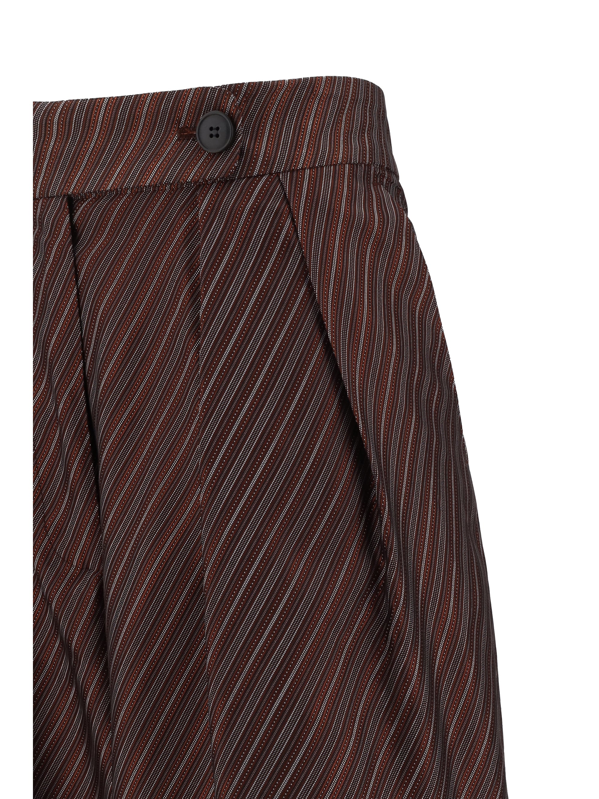 DRIES VAN NOTEN 40 pamplonain wide leg pants