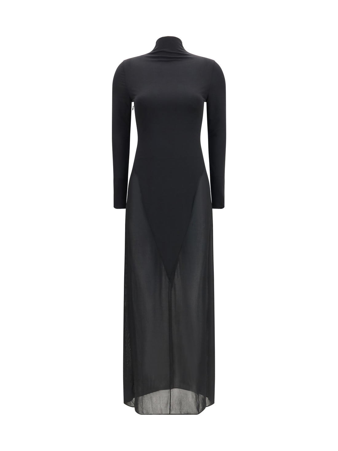 ALAÏA 38 body conscious jersey dress